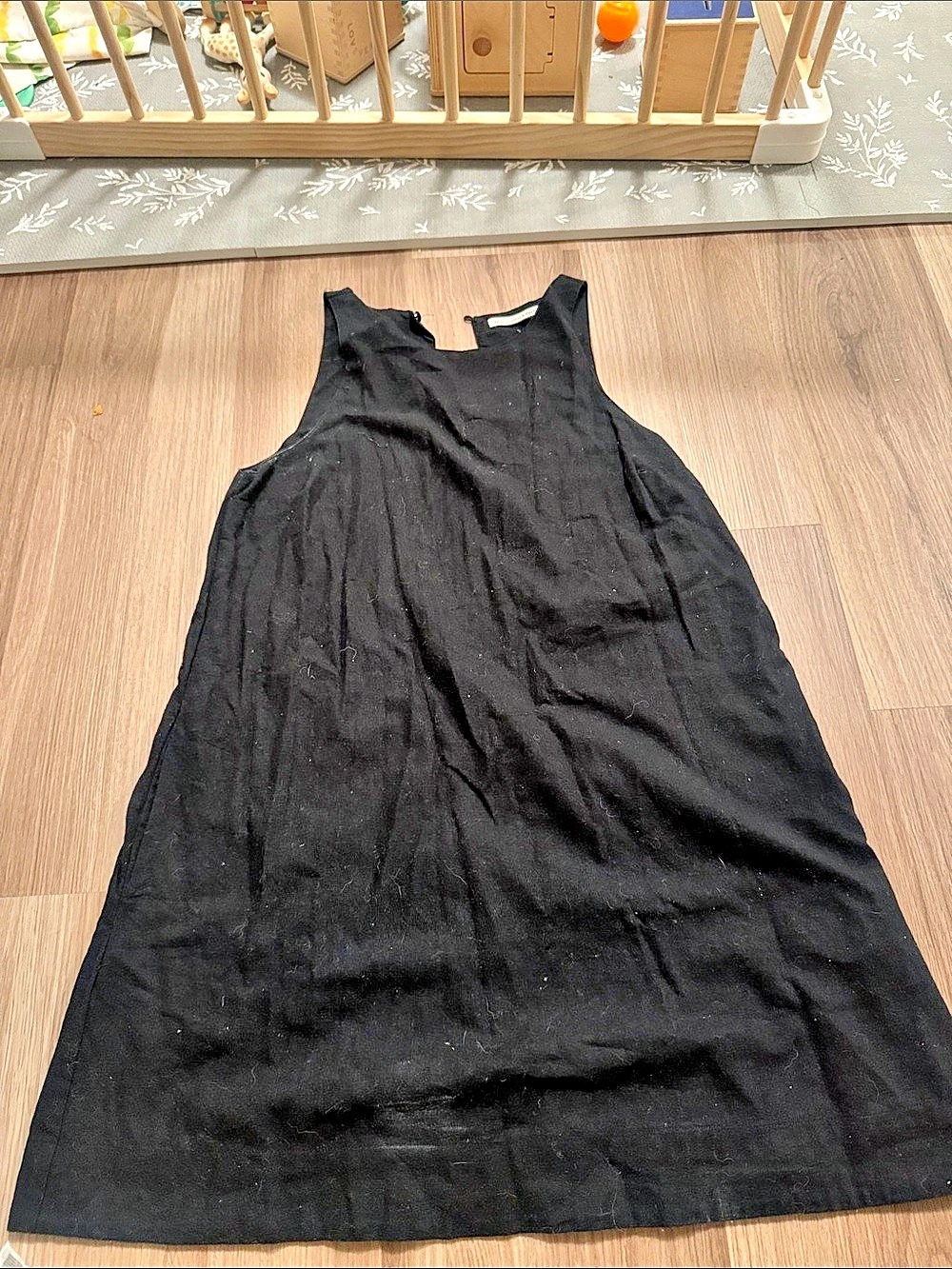 Abercrombie & Fitch linen Black Mini Dress Size Small